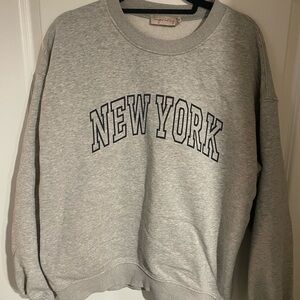Gray New York Sweatshirt